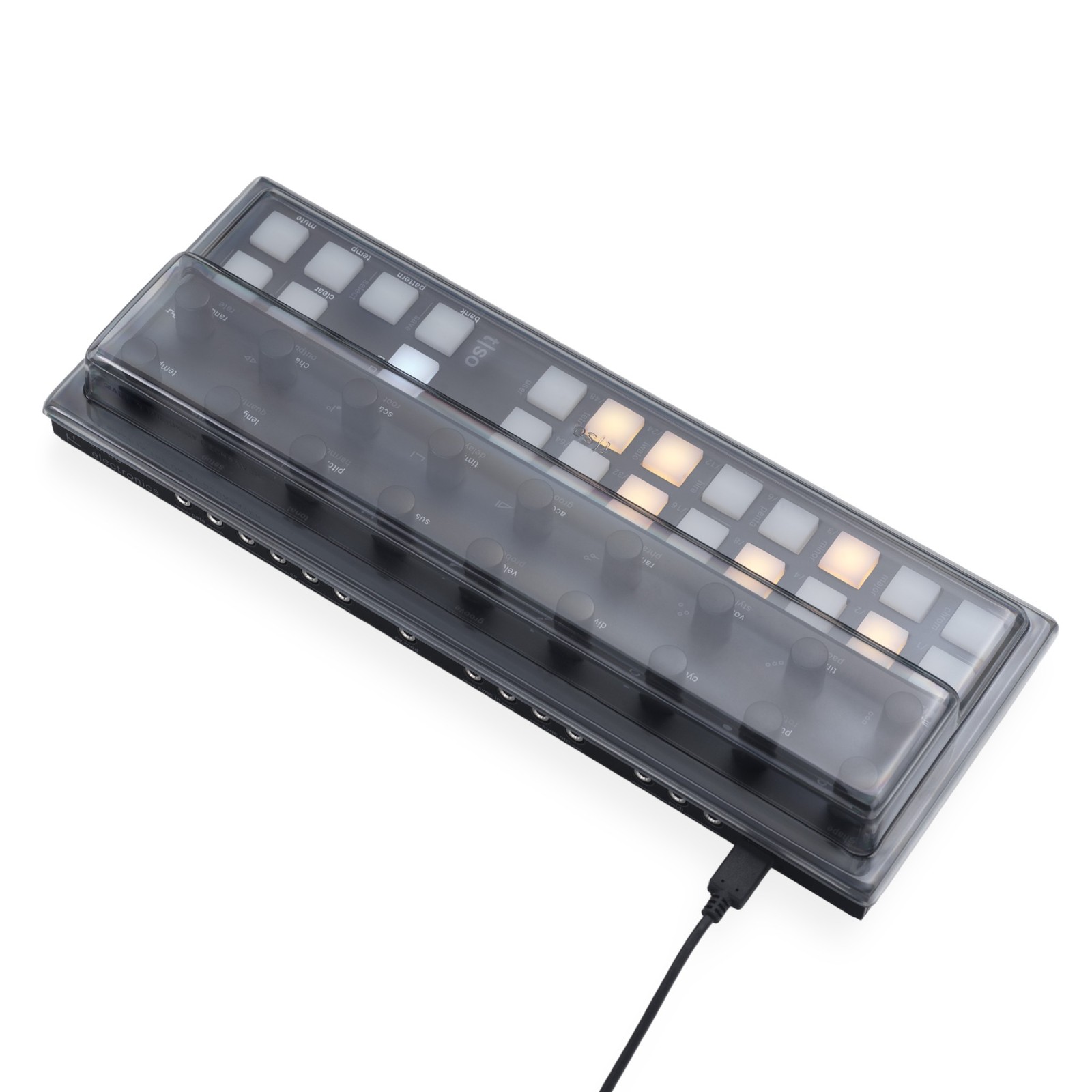 Torso Electronics T1 Algorithmic Sequencer, Black + T1PC Decksaver