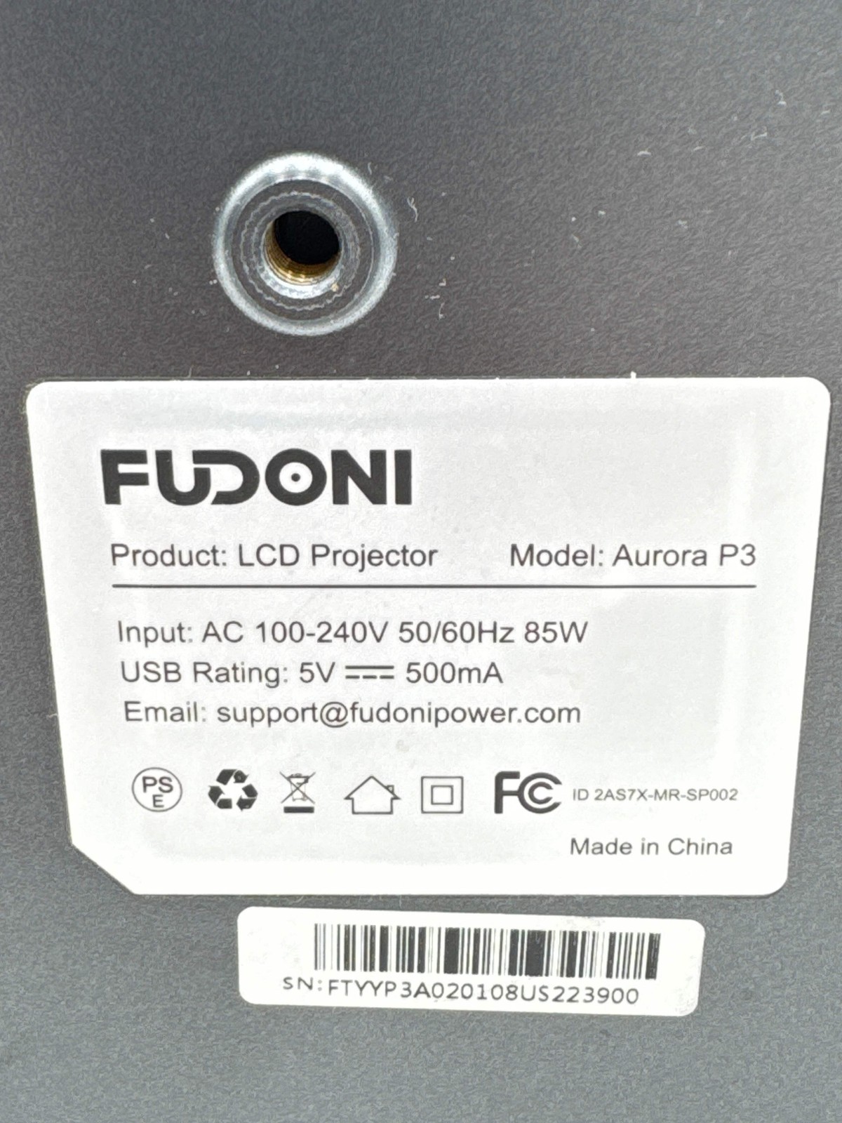 Fudoni Aurora P3 1080P Full HD WIFI Bluetooth LCD Projector