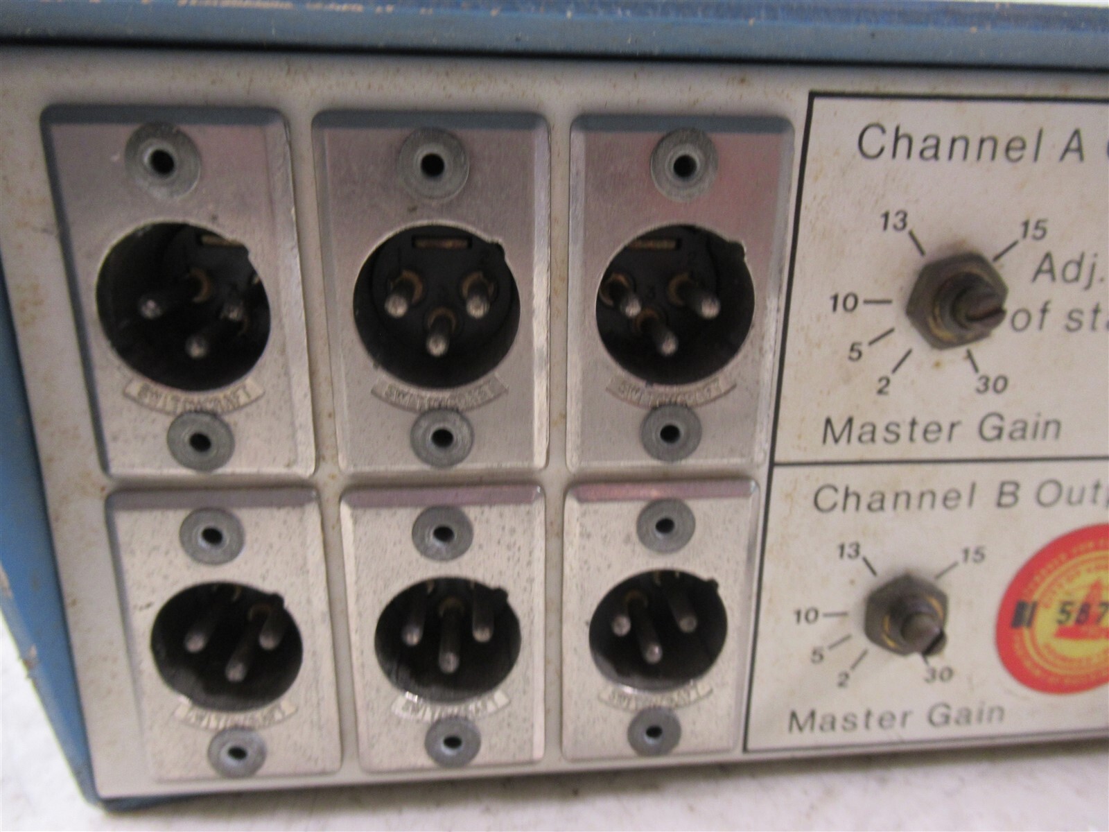 Clear-Com CS-200K 2 Channel Intercom Station Rack Mount 4 Pin XLR