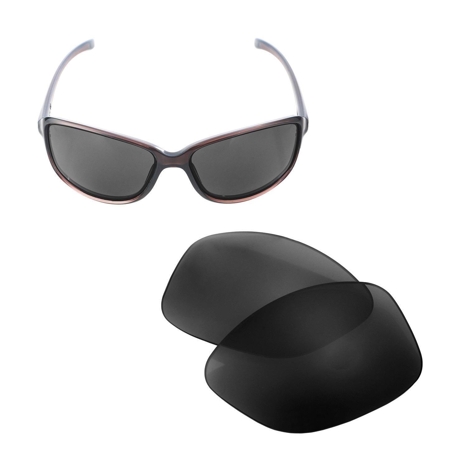 Walleva Black Mr.Shield Polarized Replacement Lenses for Oakley Cohort