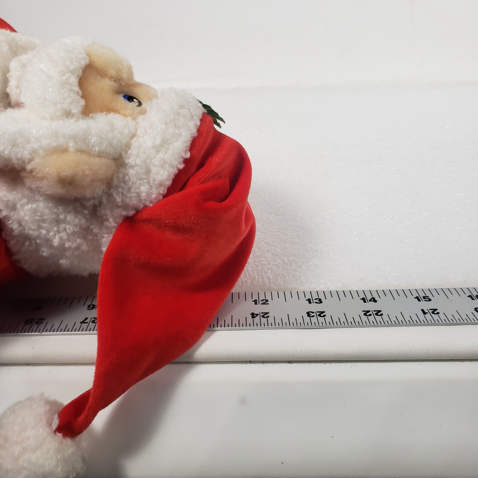 Christmas Santa Claus Singing Moving Plush (DOES NOT MOVE) Push Belly Decorative
