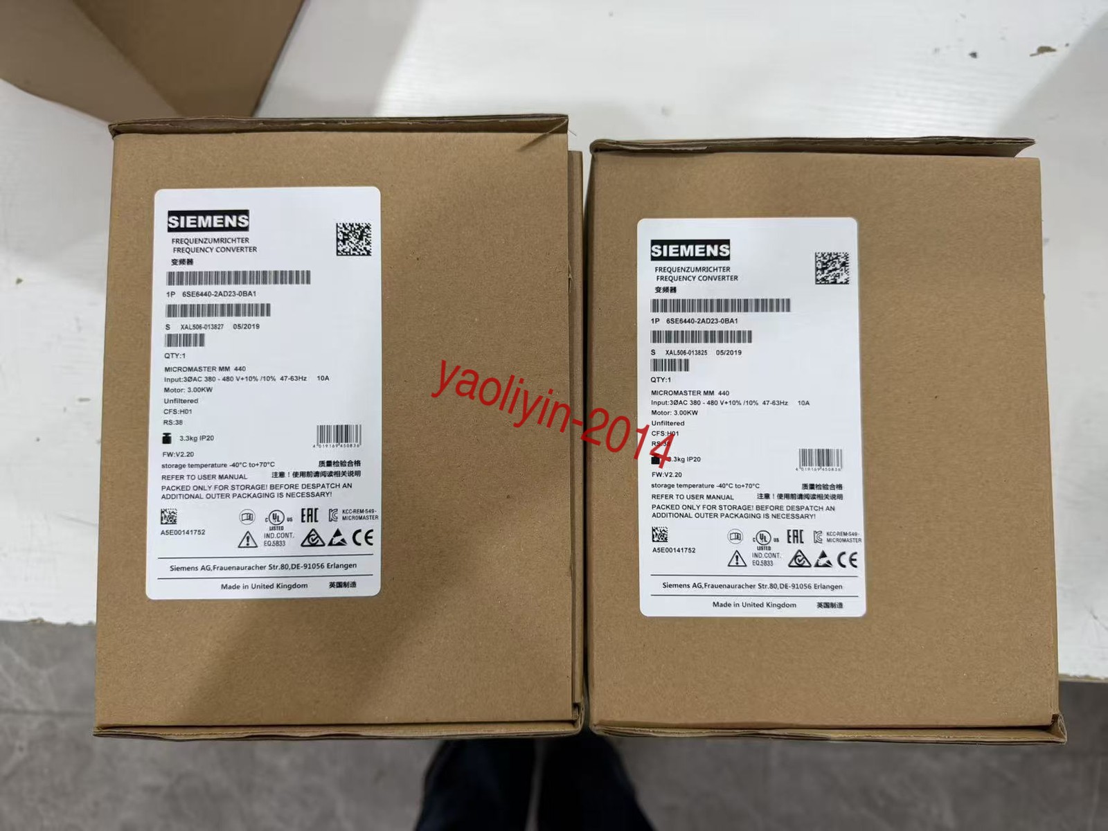 1PCS NEW SIEMENS 6SE6440-2AD23-0BA1 6SE6440-2AD23-0BA1 Frequency Converter