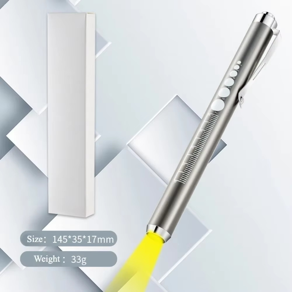 Mini Portable Medical Handheld LED Pen Flashlight USB Rechargeable Dental Nurse