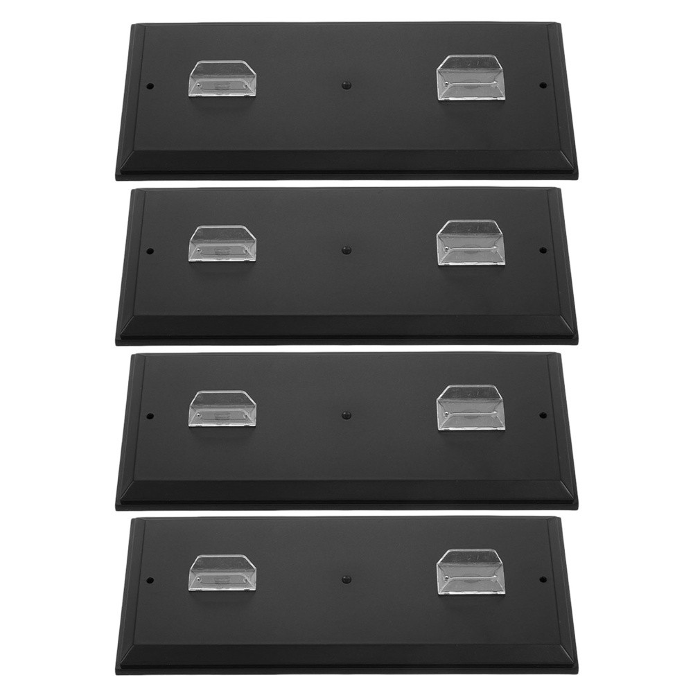 4pcs Motorcycle Model Storage Rack 1:12 Scale Plastic Base For Model Bikes