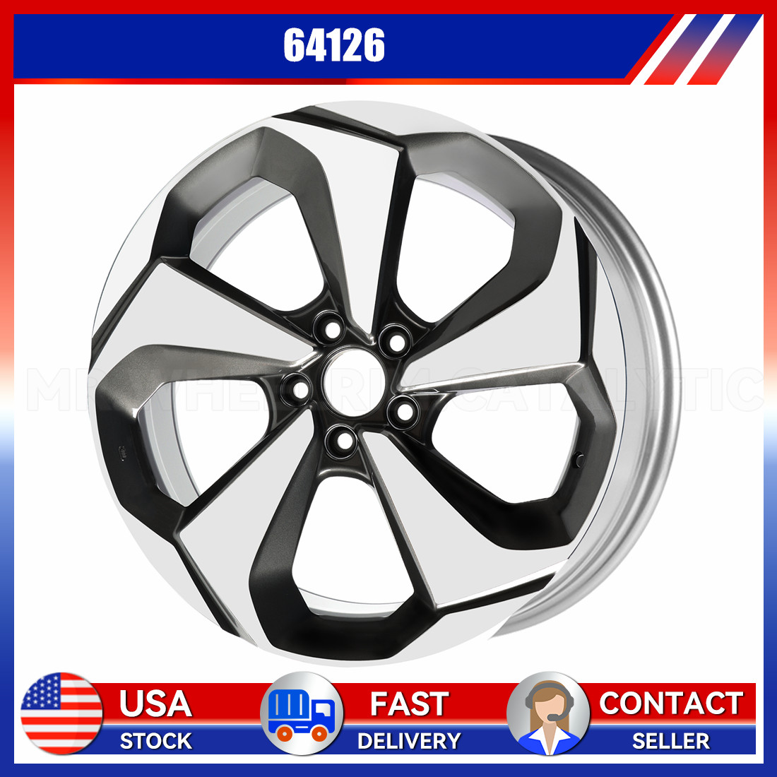 New 19" Premium Alloy Wheel Rim for 2018 2019 2020 Honda Accord Touring - 64126
