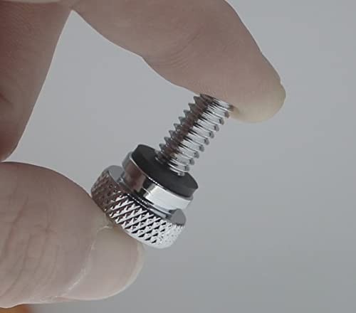 Seat Quick Mount Bolt with Nut Kit Compatible for Harley Sportster Dyna chrome