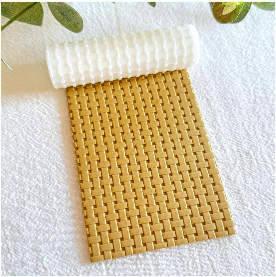 Polymer Clay Texture Roller, 3In Woven, like Polymer Clay Texture Sheets, Great