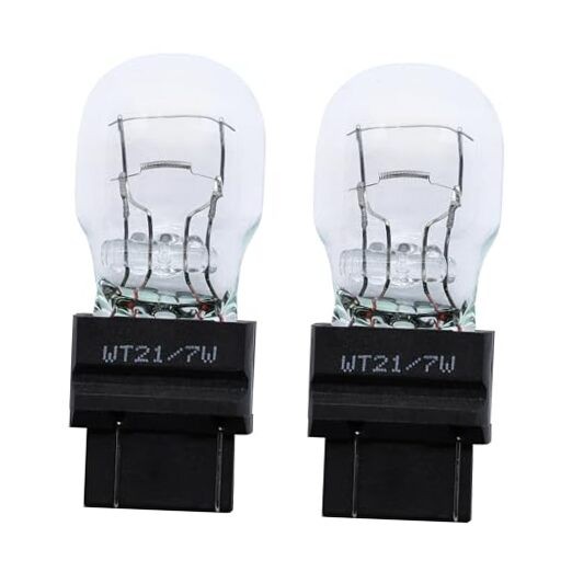 WT21/7W Halogen Bulbs OEM 12V 21W Standard Brake/Tail/Turn Signal Light Long