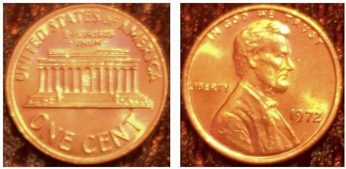 1983 CENT DDR FS-801  Doubled Die Reverse