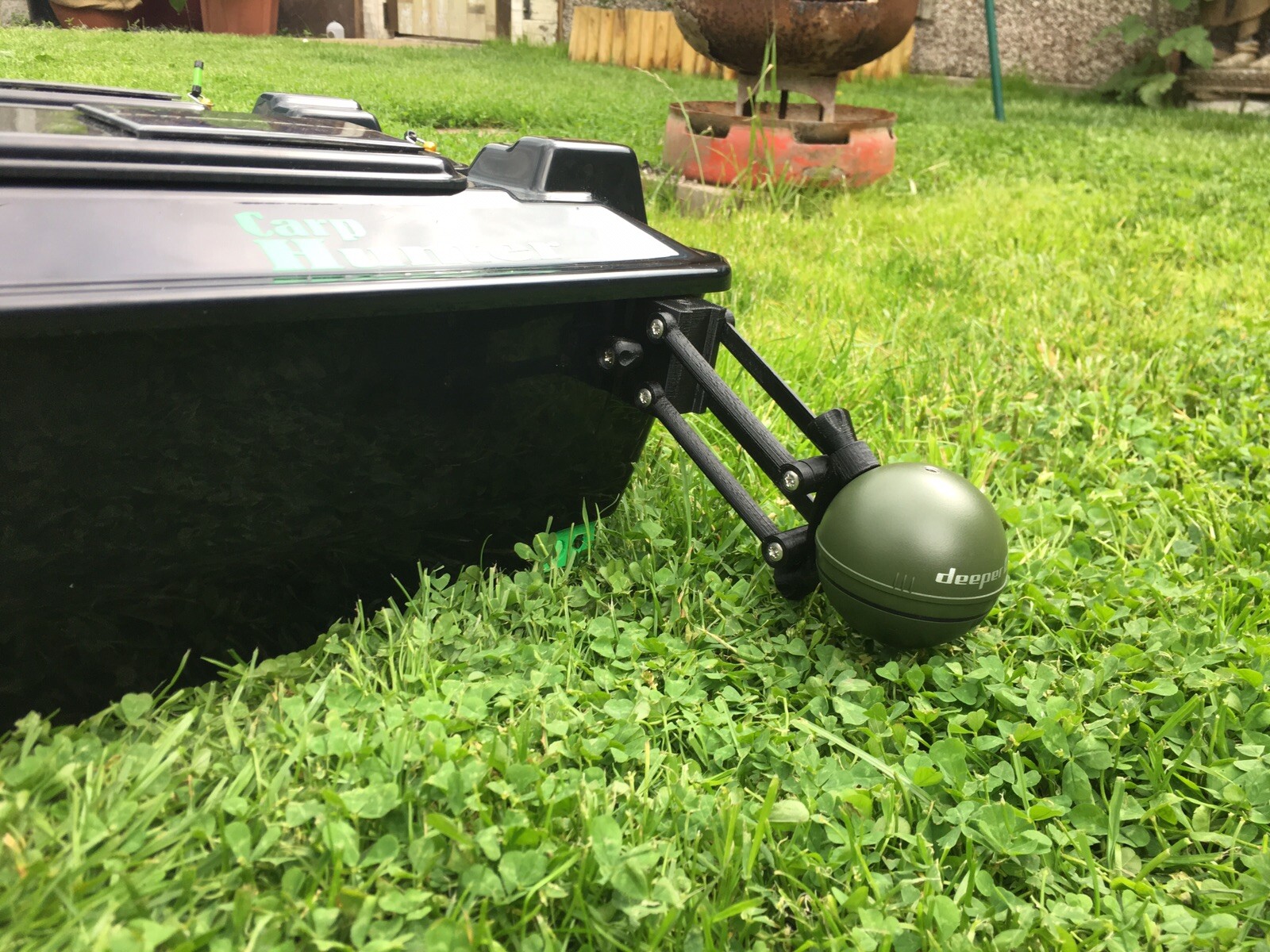 Deeper Pro Plus Mount Chirp Bracket Carp Baitboat Fits Deepers All Deepers