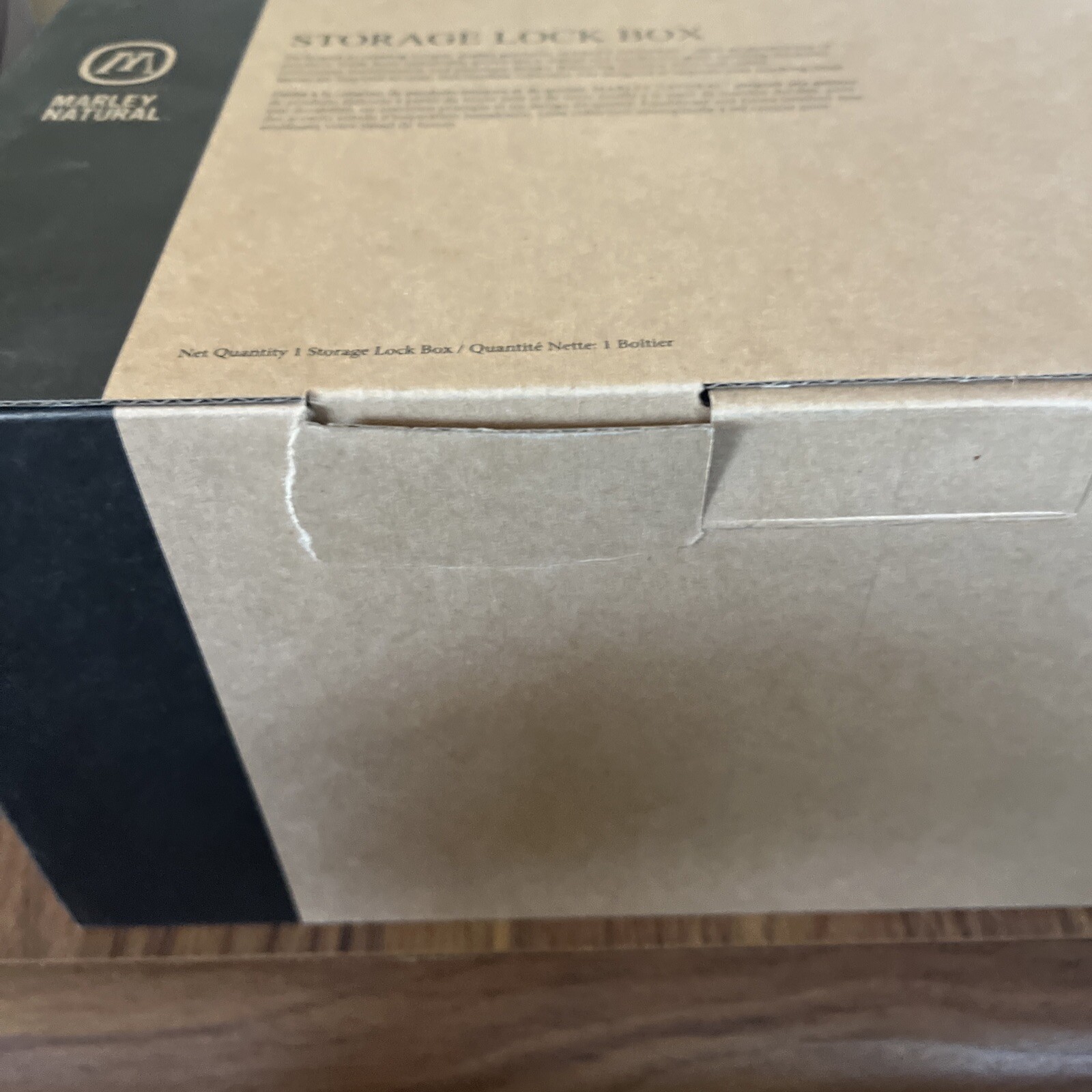 Marley Natural Lock Stash Box, Black Walnut - New in Box ($240 Value) Premium