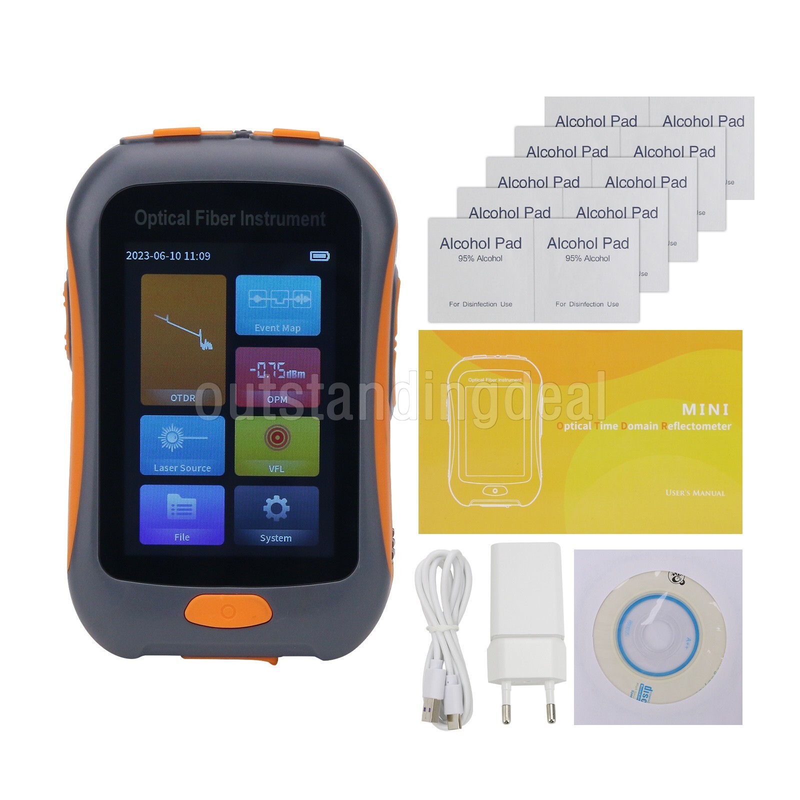 NK2800 Mini OTDR Optical Time Domain Reflectometer with 3.5 inch Touch Screen ot