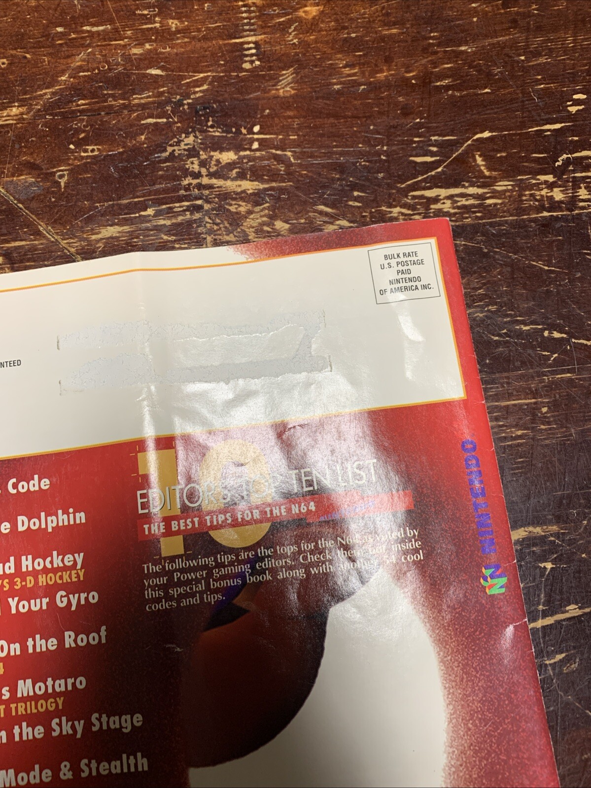 Nintendo 64 Power Tips Bonus Issue Magazine