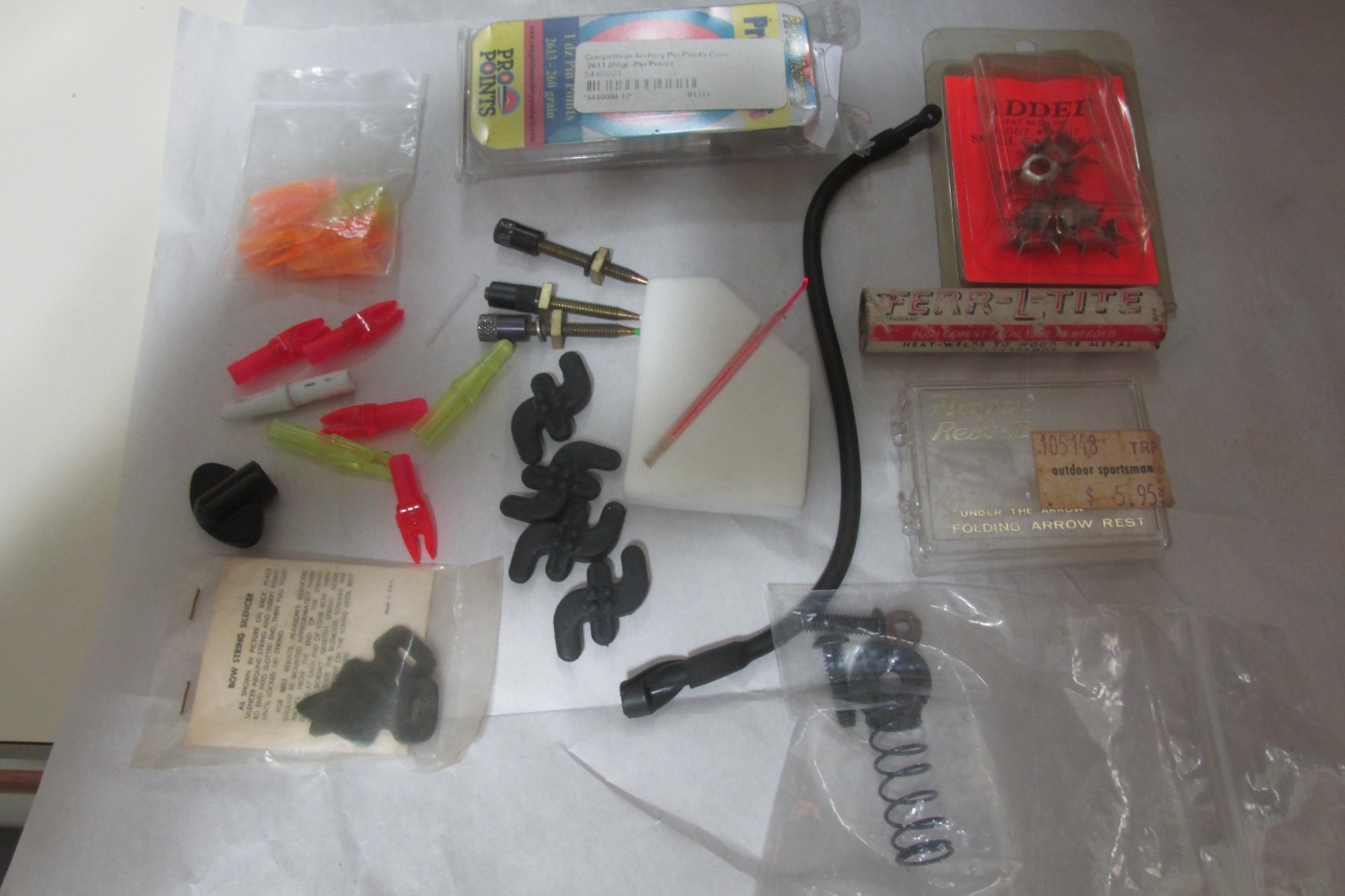 Archery Assorted Lot of Parts Accessories compound bow