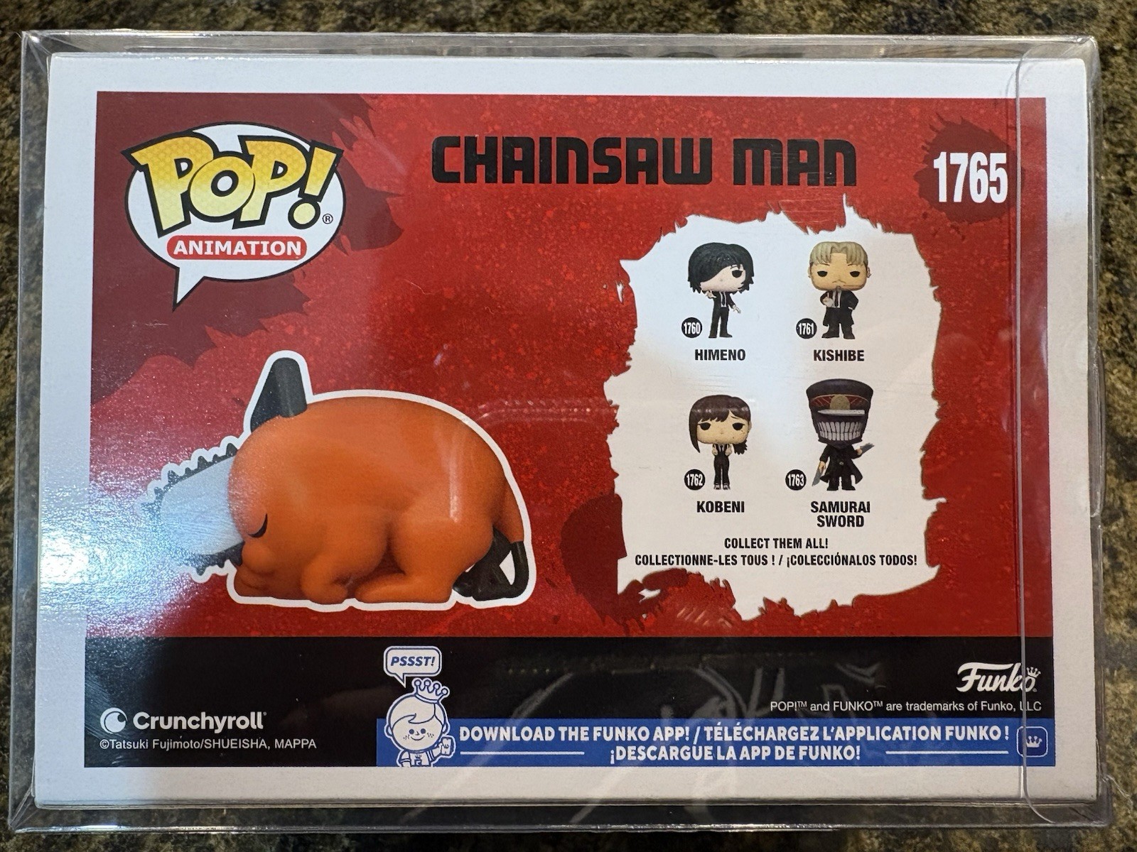 Funko Pop Animation #1765 Pochita Sleeping Chainsaw Man Exclusive w/Protector