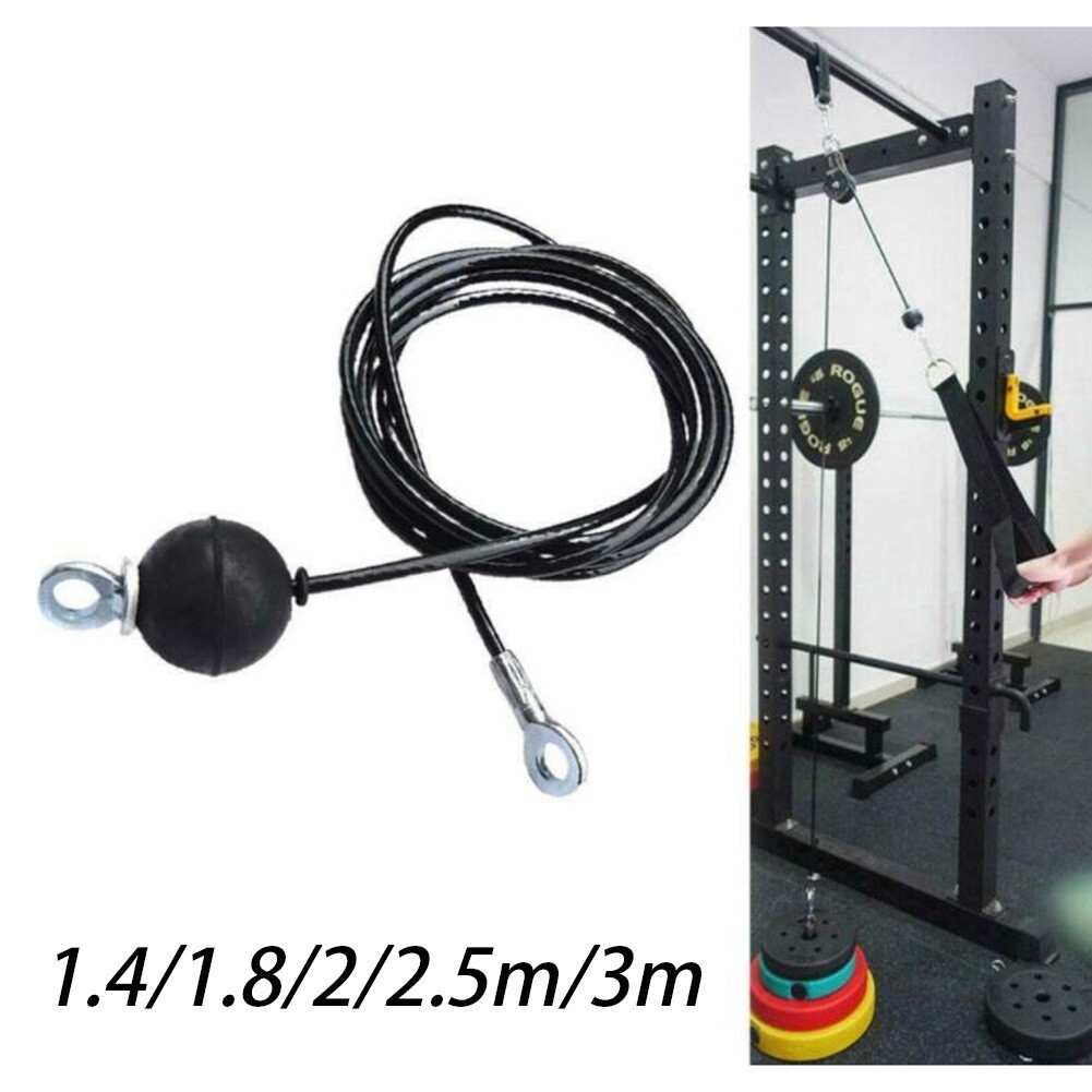 Steel Wire Rope DIY Weight Multi Gym Cable Fitness Pulley Equipment 5mm