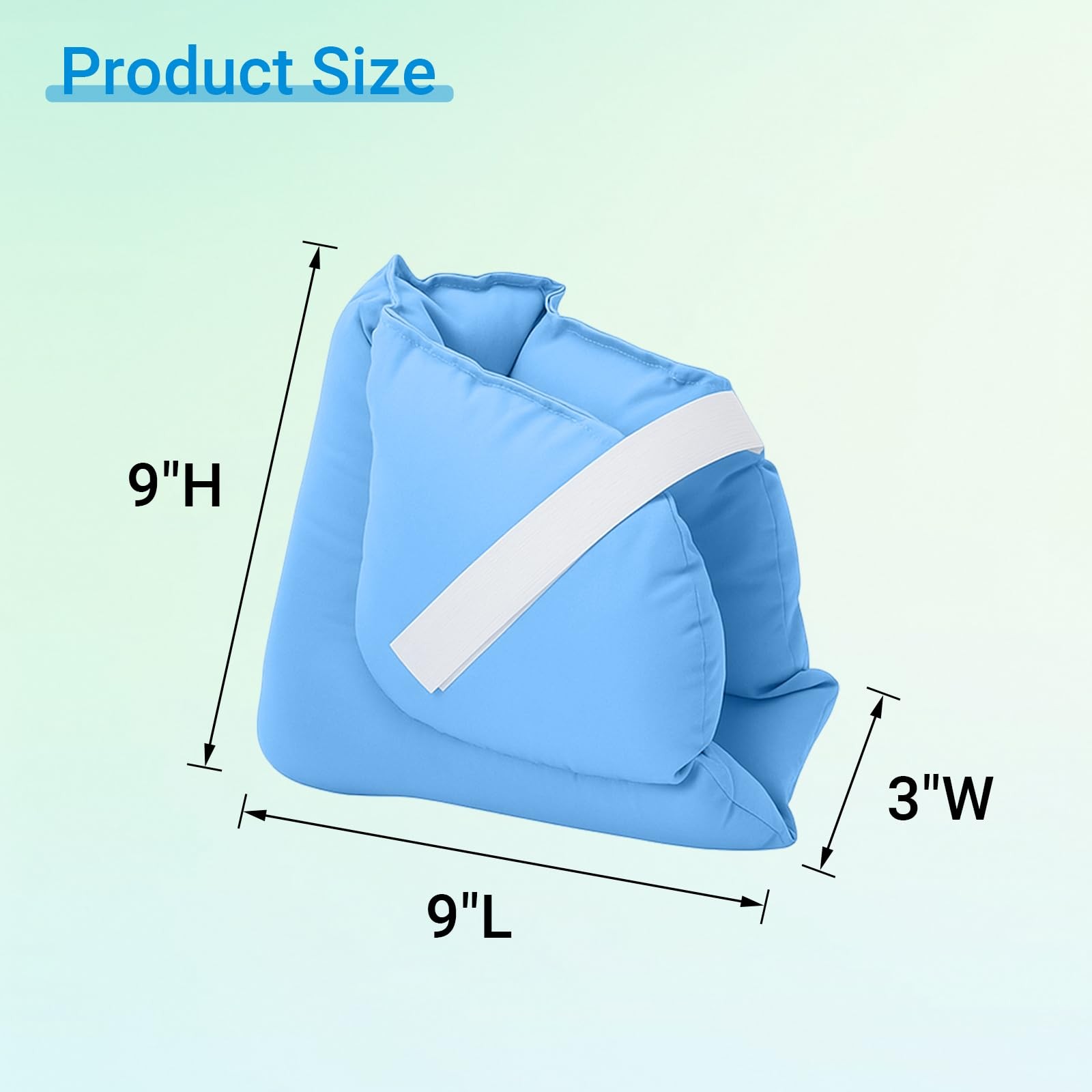 FMJI Heel Cushion Foot Pillow Protector for Pressure Sore Ulcer , Adjustable ...