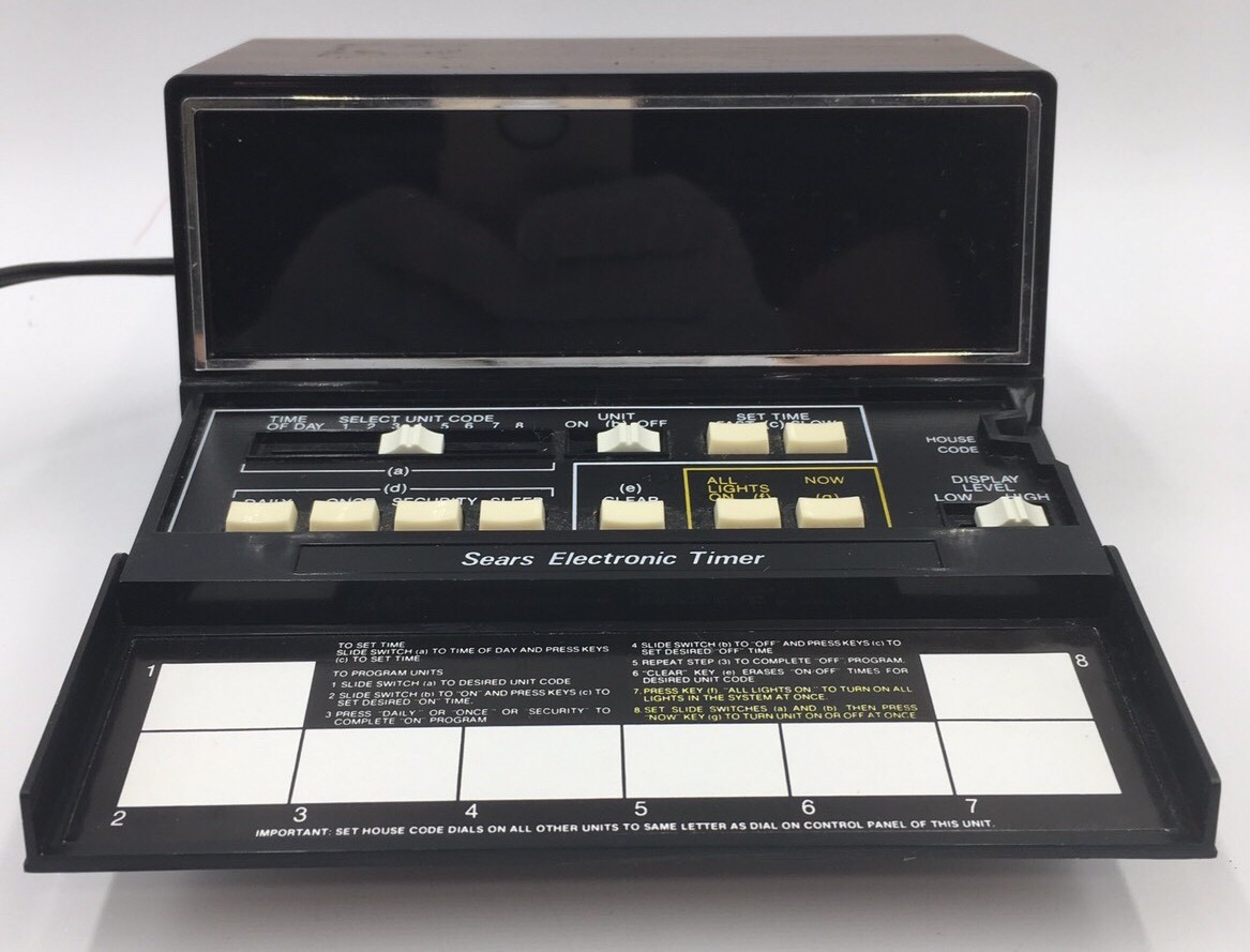 Sears Whole-House Console Timer 473.75100.0 programmable whole house 75100