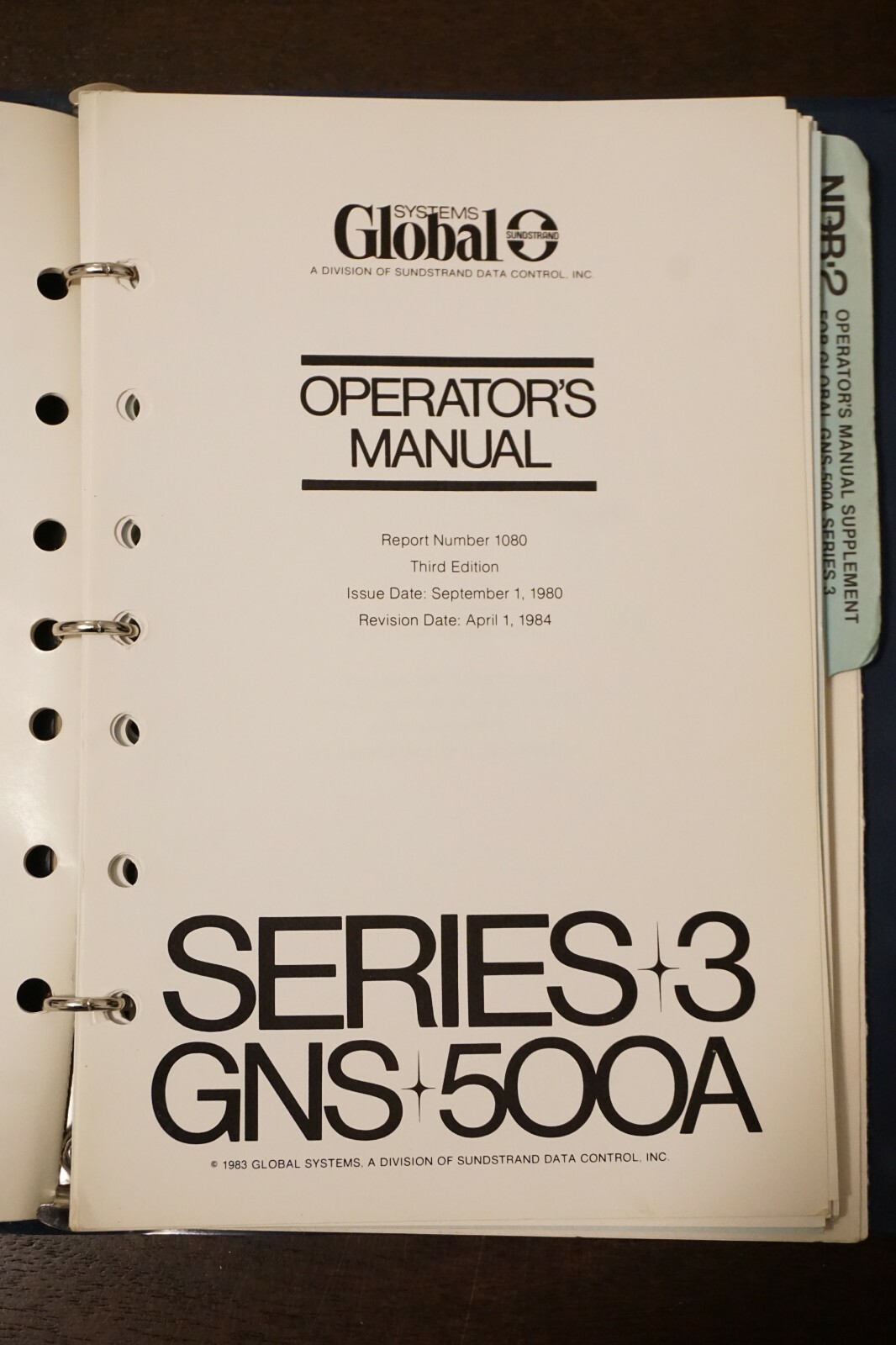 Foster DB682 Database Pilot's Guide Part No. 002A0650