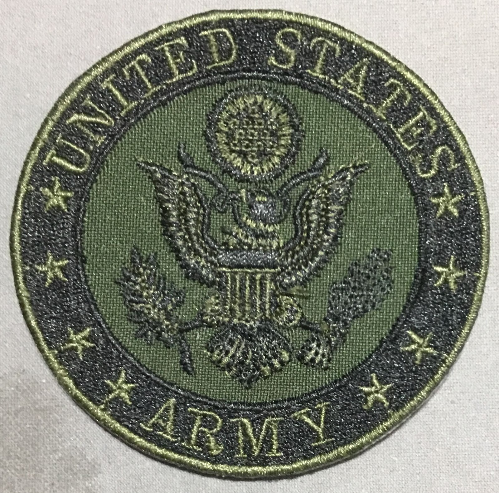 Army authorized subdued patch