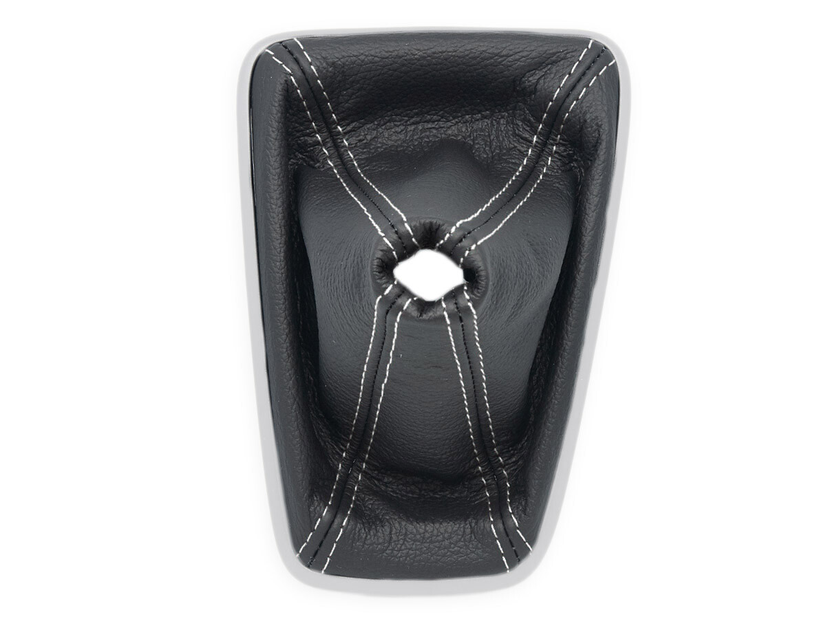 FOR FORD FOCUS 3 FL 2015-2018 GEAR SHIFT BOOT GAITER LEATHER STITCHING WHITE