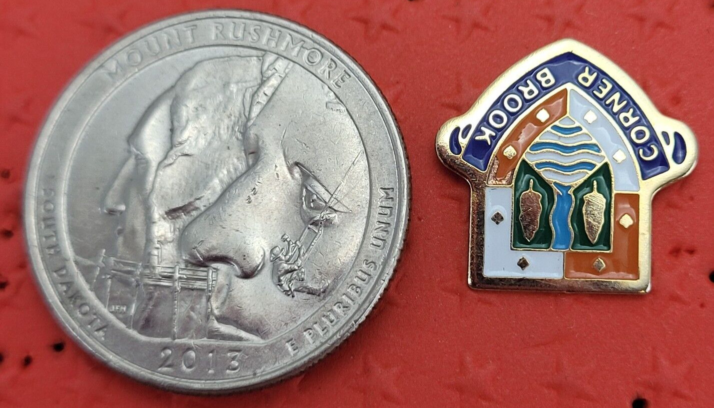 Corner Brook Pin Canada Lapel Hat Pin Multicolor