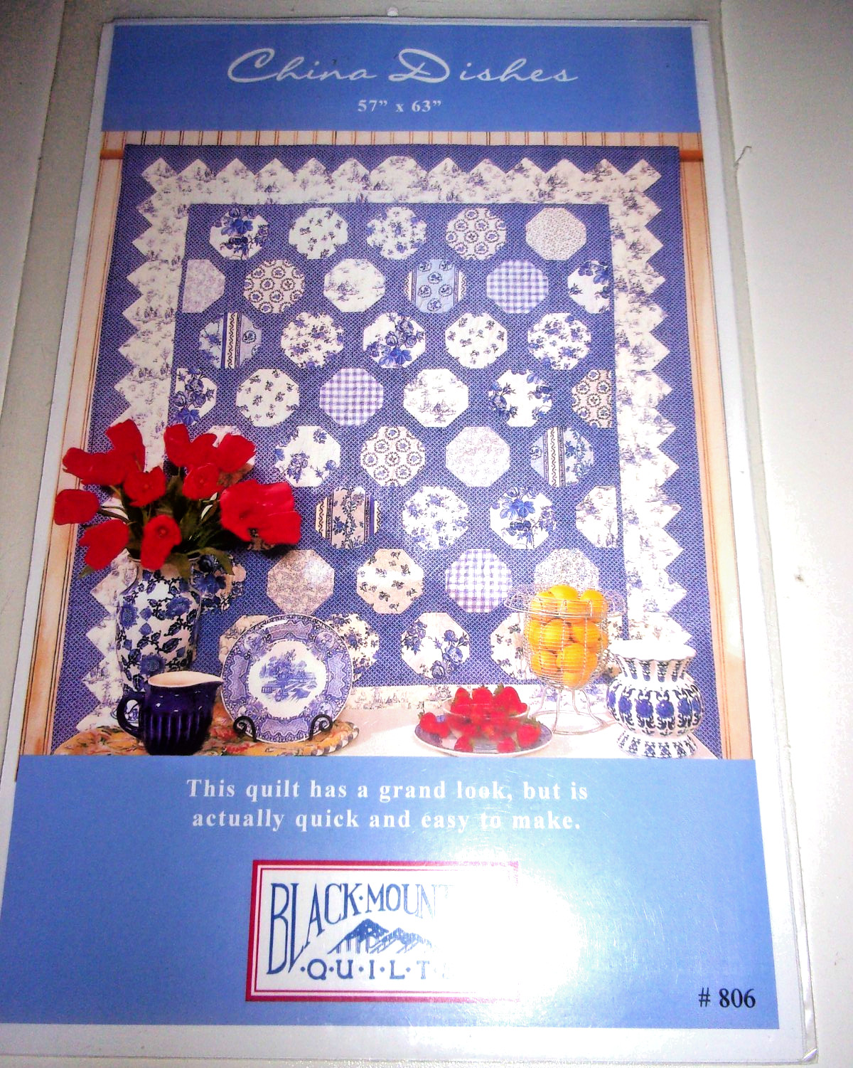 BLACK MOUNTAIN "CHINA DISHES" QUILT PATTERN