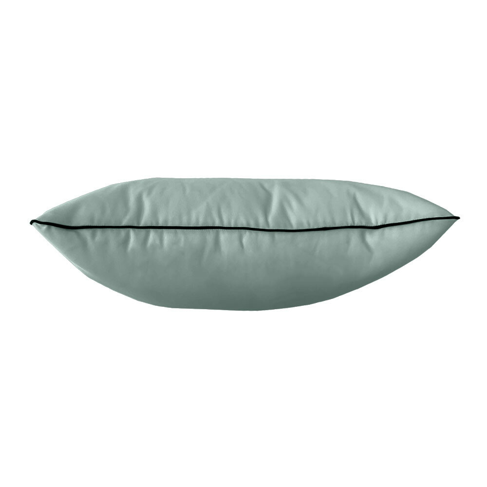 *COVER ONLY*-Style4 Outdoor Bolster Pillow Slipcover Contrast Trim Crib AD002