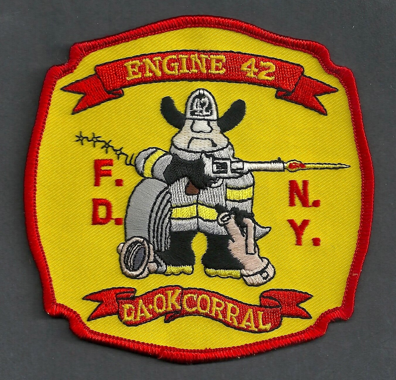 FDNY FIRE DEPARTMENT NEW YORK ENGINE COMPANY 42 PATCH BRONX