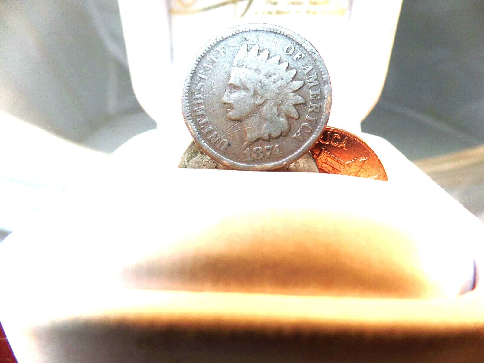 1874 Indian Head Cent Penny ~ Better Date # C 15366