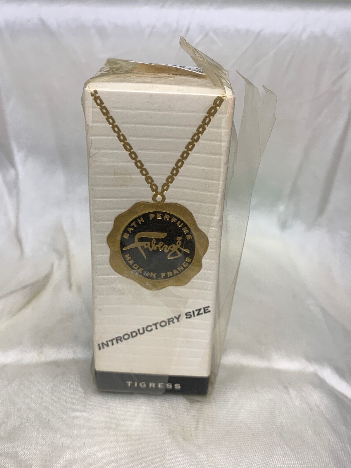 Faberge Tigress 1/2 fl oz Bath Perfume Introductory Size (new with box & sealed)