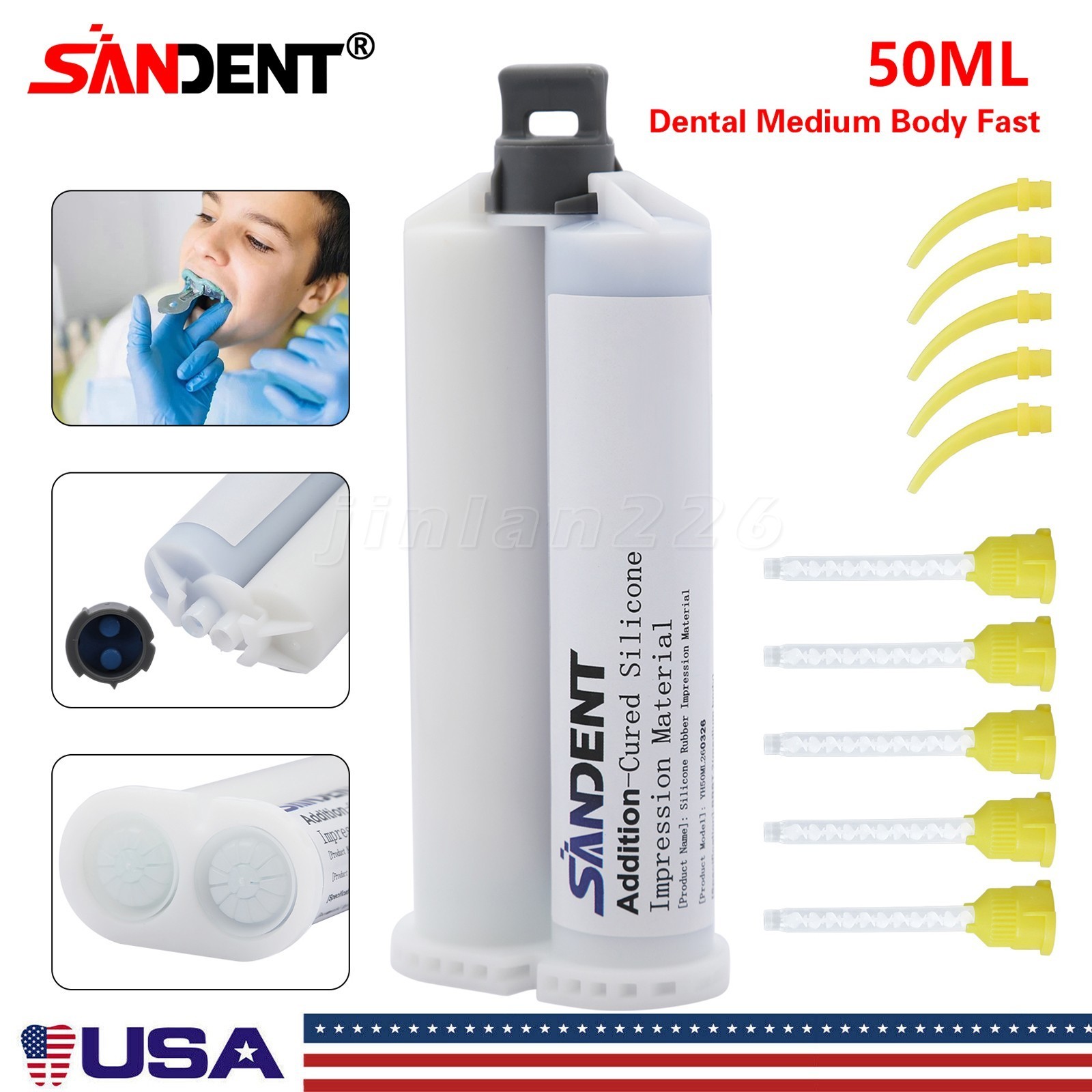 Dental VPS Material Impression (Fast Set) VPS PVS Medium Body