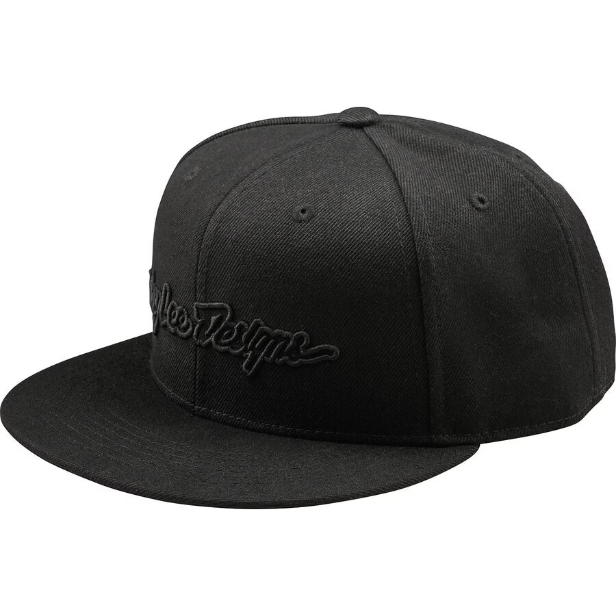 Troy Lee Designs Signature Flat Bill Snapback Hat