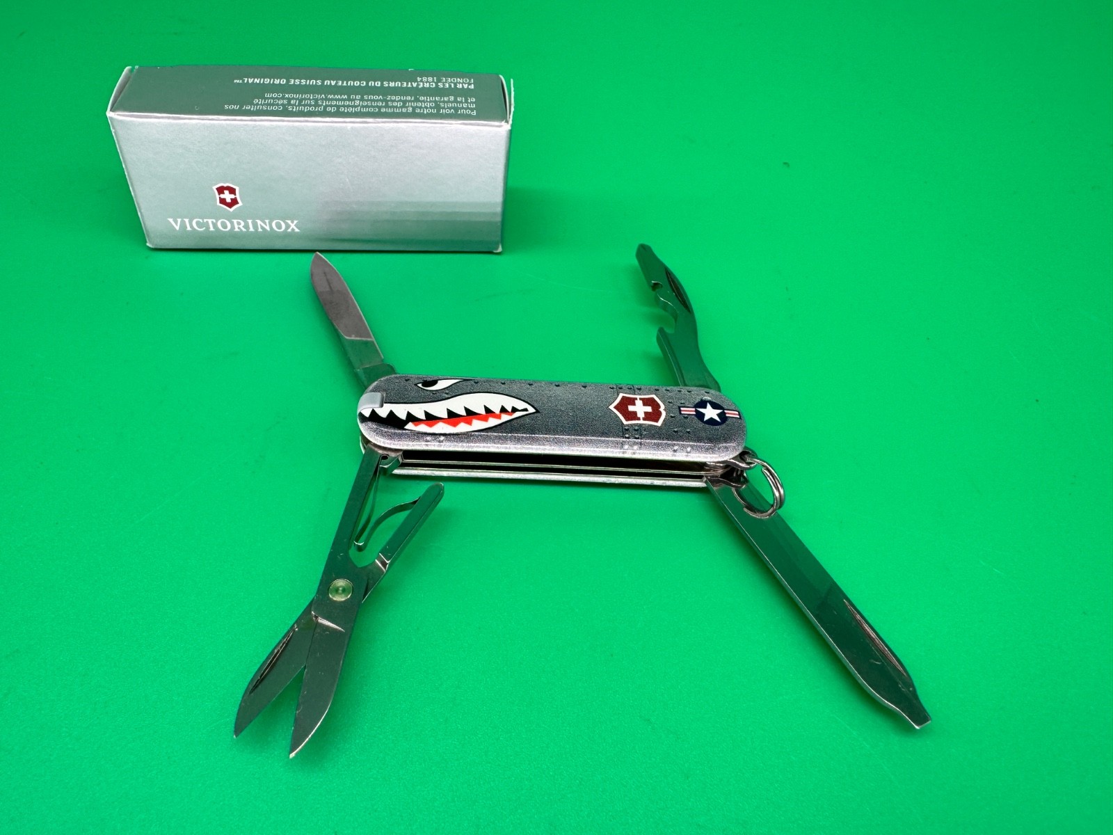 RARE! GENUINE VICTORINOX SWISS ARMY KNIFE "RAMBLER" WARTHOG AIR FORCE A10 JET