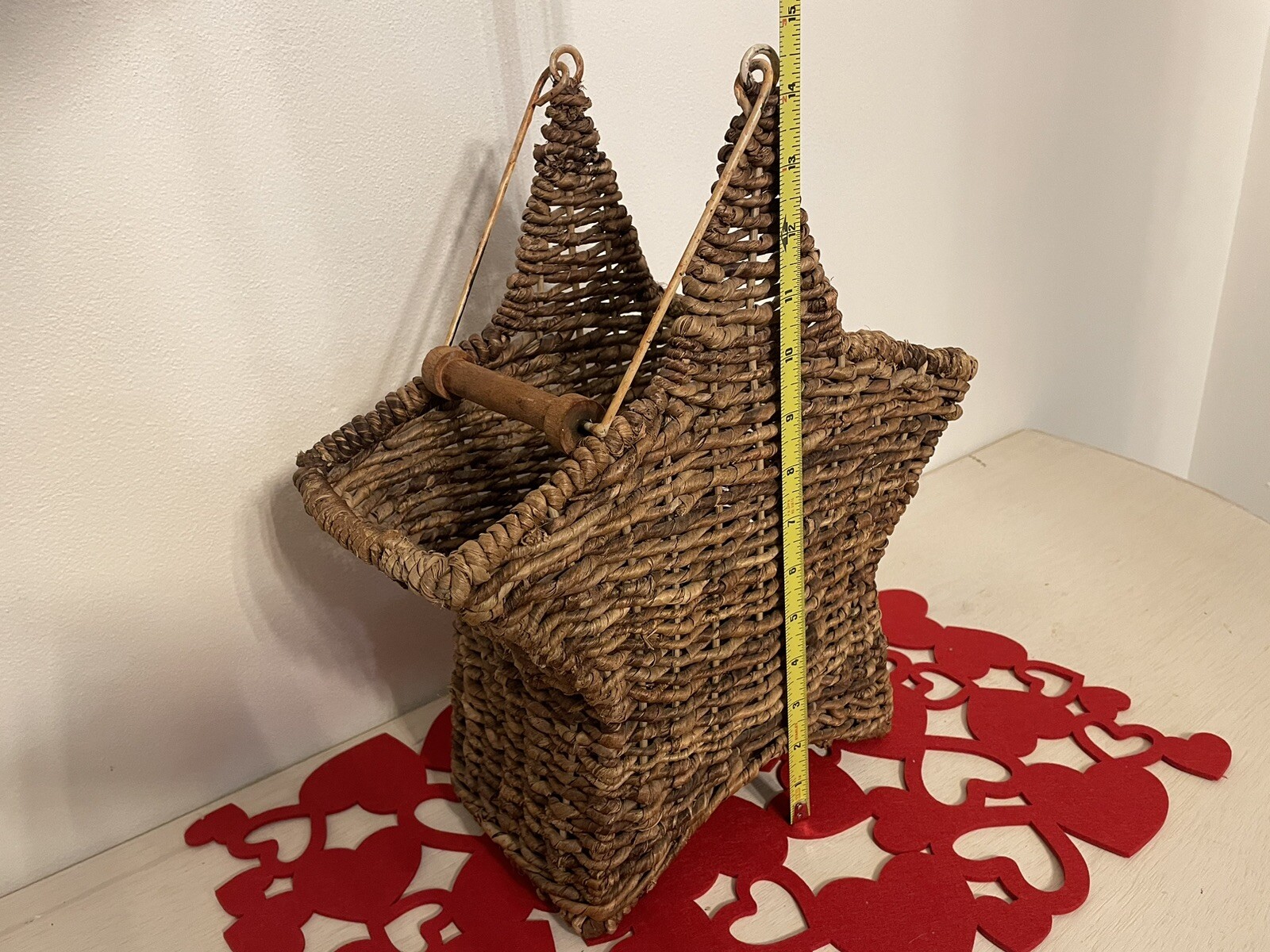 Vintage 14” Star Basket