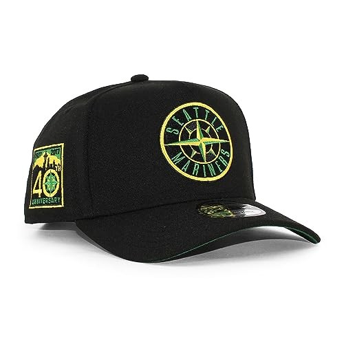 [New Era] EU Limited Edition 9FORTY Snapback Cap Seattle Mariners MLB 40TH
