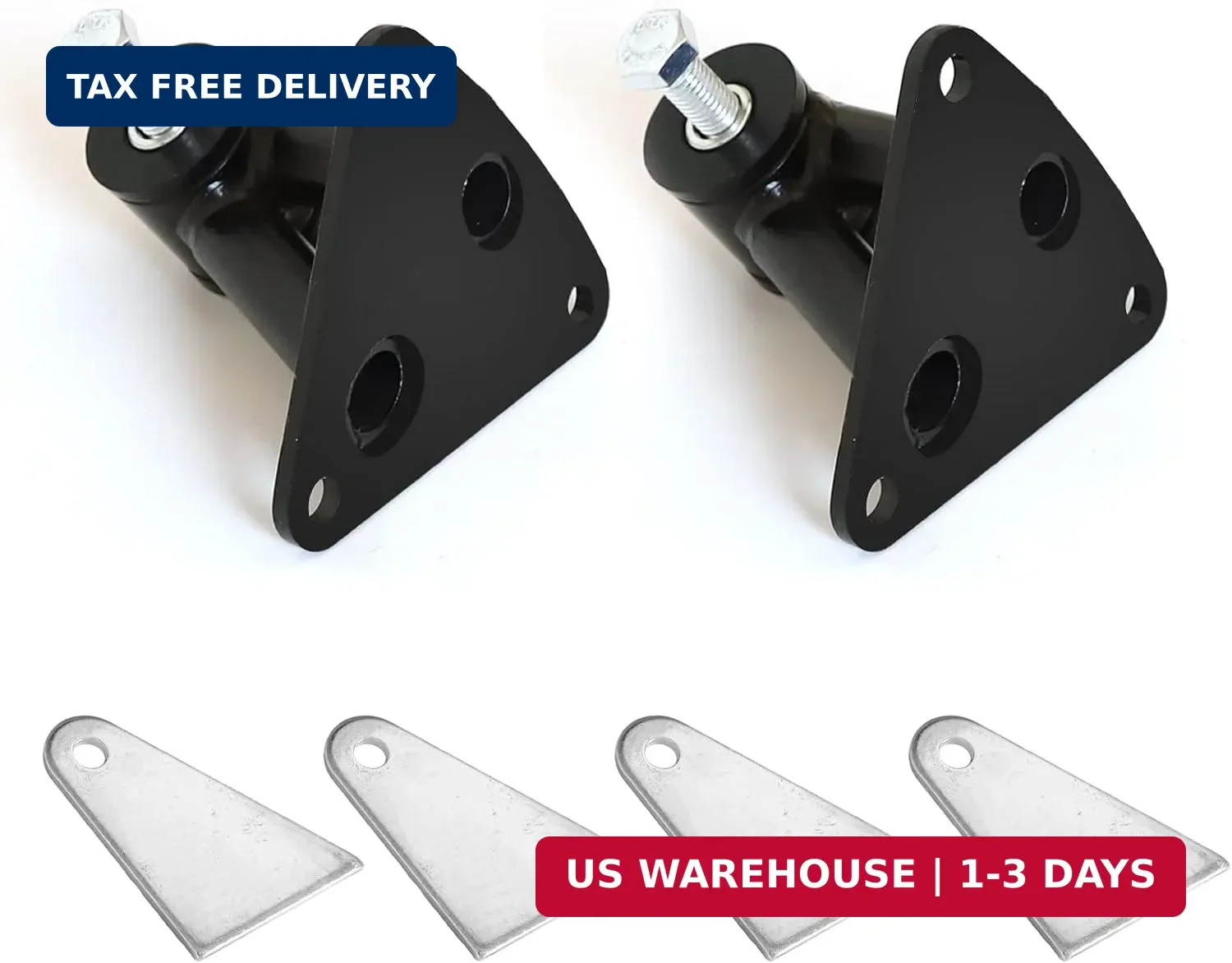 Universal Engine Weld-in Motor Mount Kit Compatible with Small and Big Block SBC