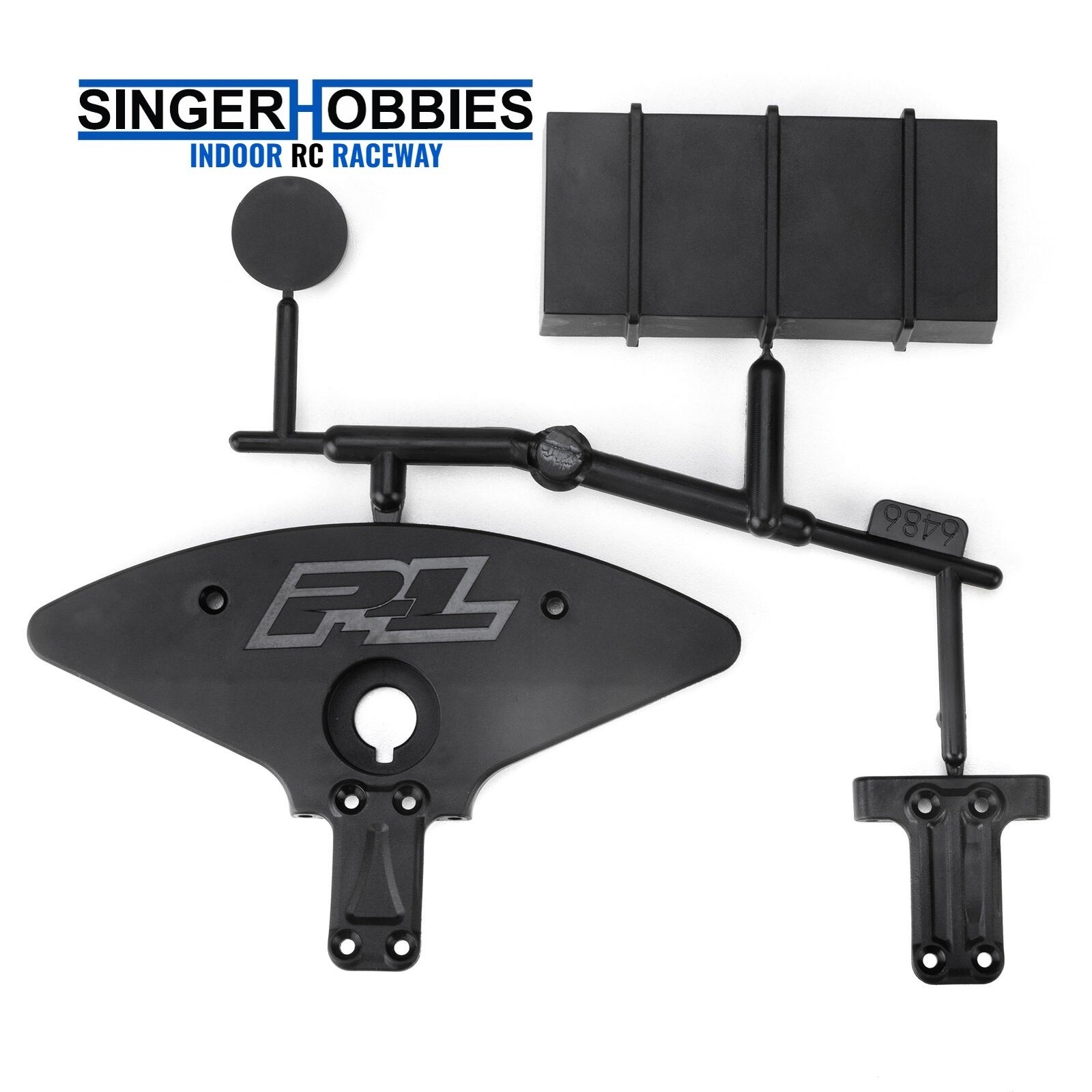 PRO-LINE RACING 648600 Fuel Cell and Splitter / Diffuser Delete Kit: Losi NASCAR