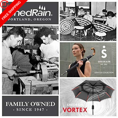 ShedRain Windjammer Automatic Vented Compact Folding One Size, Charcoal