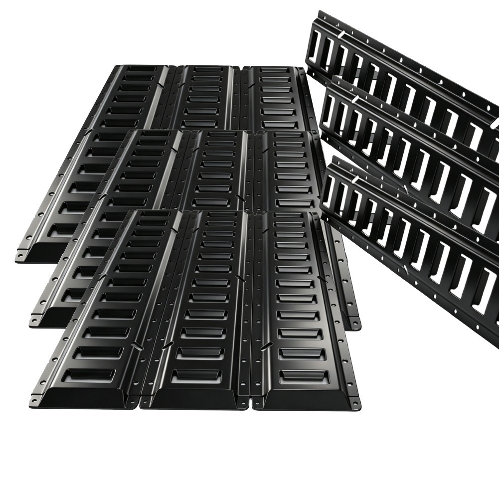12PK 2' E Track Tie Down Rail Kit for Garages Vans Trailers Motorcycle Tie Downs