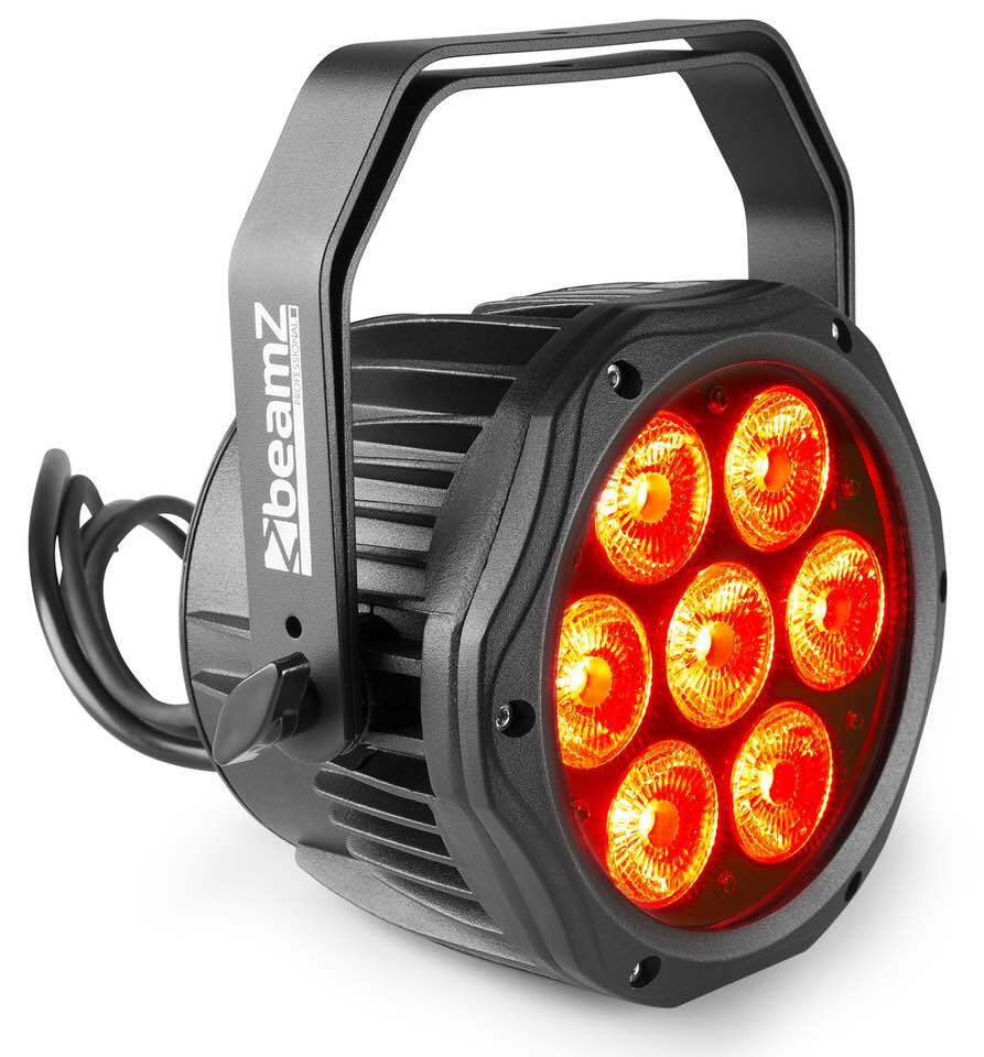 BEAMZ BWA410 ALUPAR IP65 7X10W 4IN1 RGBW THEATER HEADLIGHTS