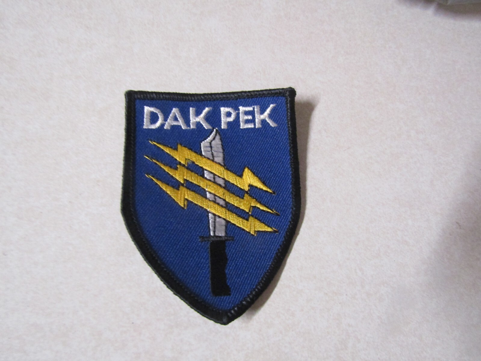 MILITARY PATCH OLD VIETNAM ERA SPECIAL FORCES DAK PEK