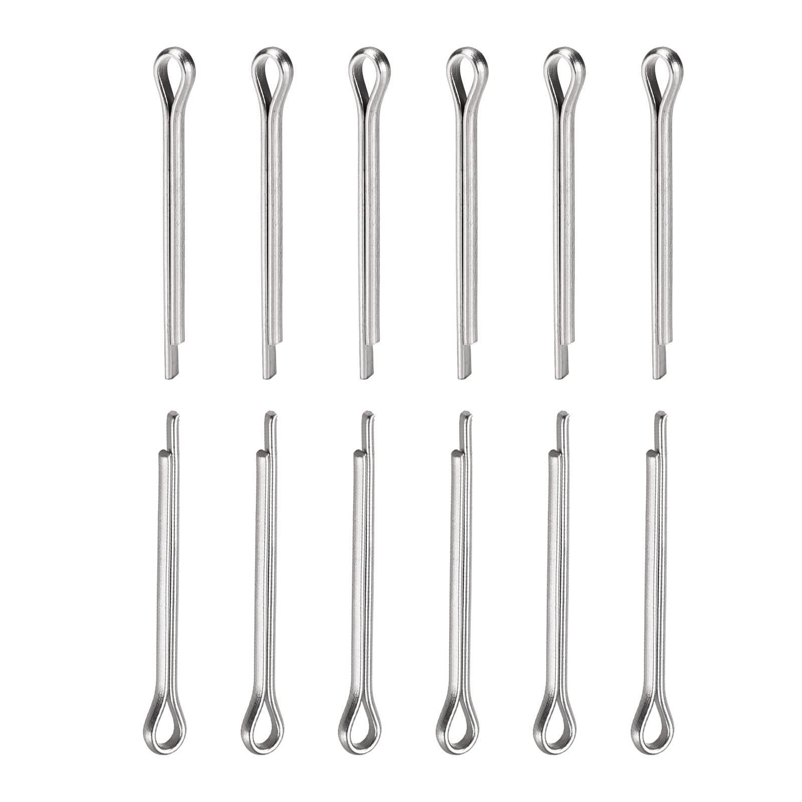 1.5mm x 16mm Cotter Clip Pin 304 Stainless Steel Hairpin Fastener 60 PCS