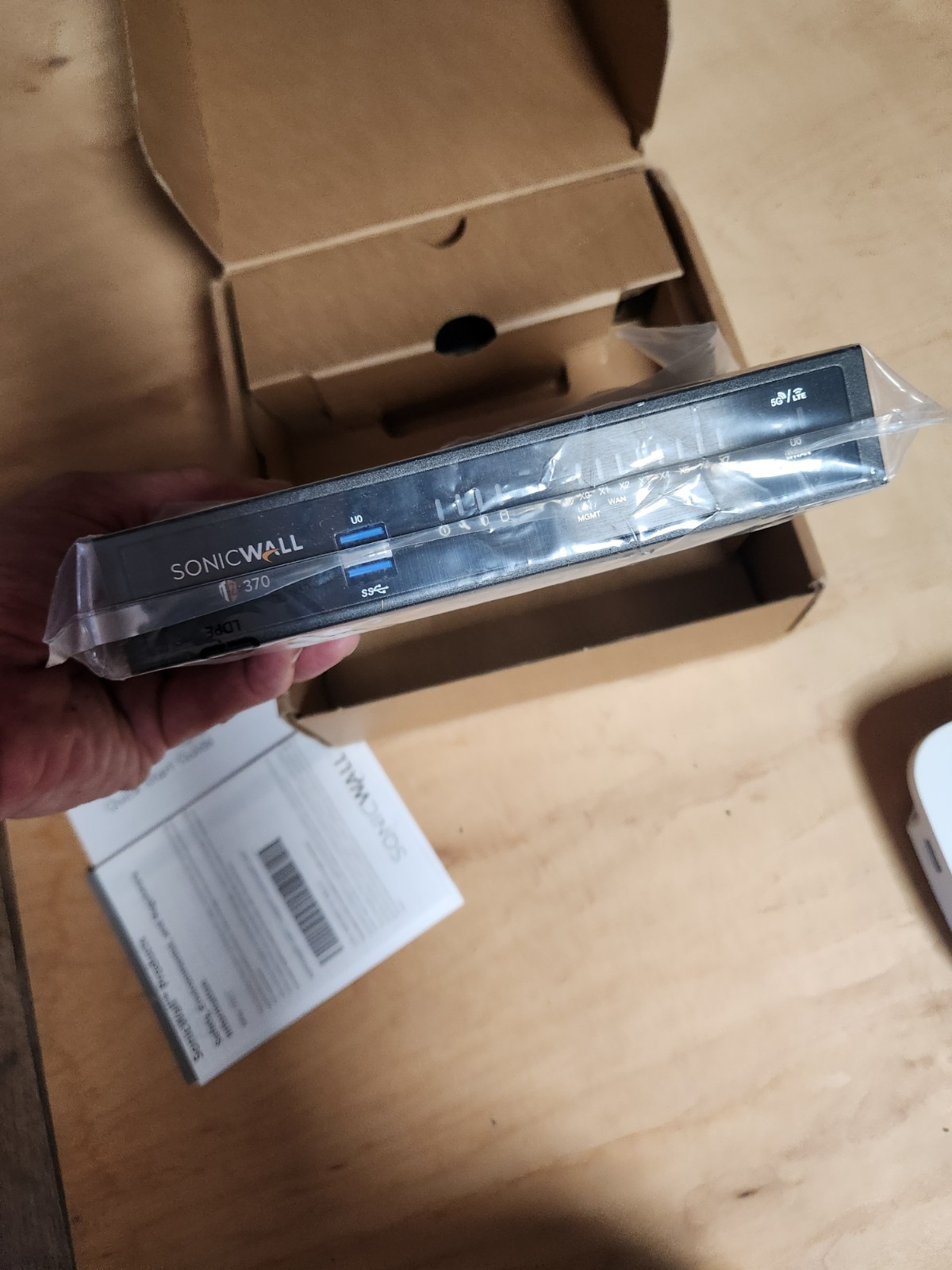 SonicWALL TZ370 Network Security Firewall Appliance Physical Format 01-SSC-0030