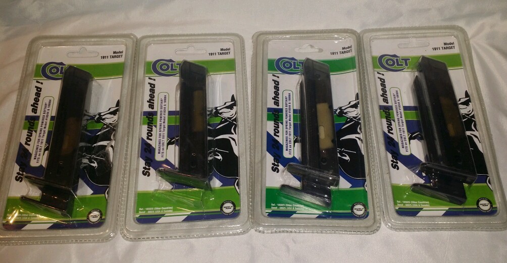 Colt Magazine Lot of 4~Dual Airsoft  packs New in Package #1911