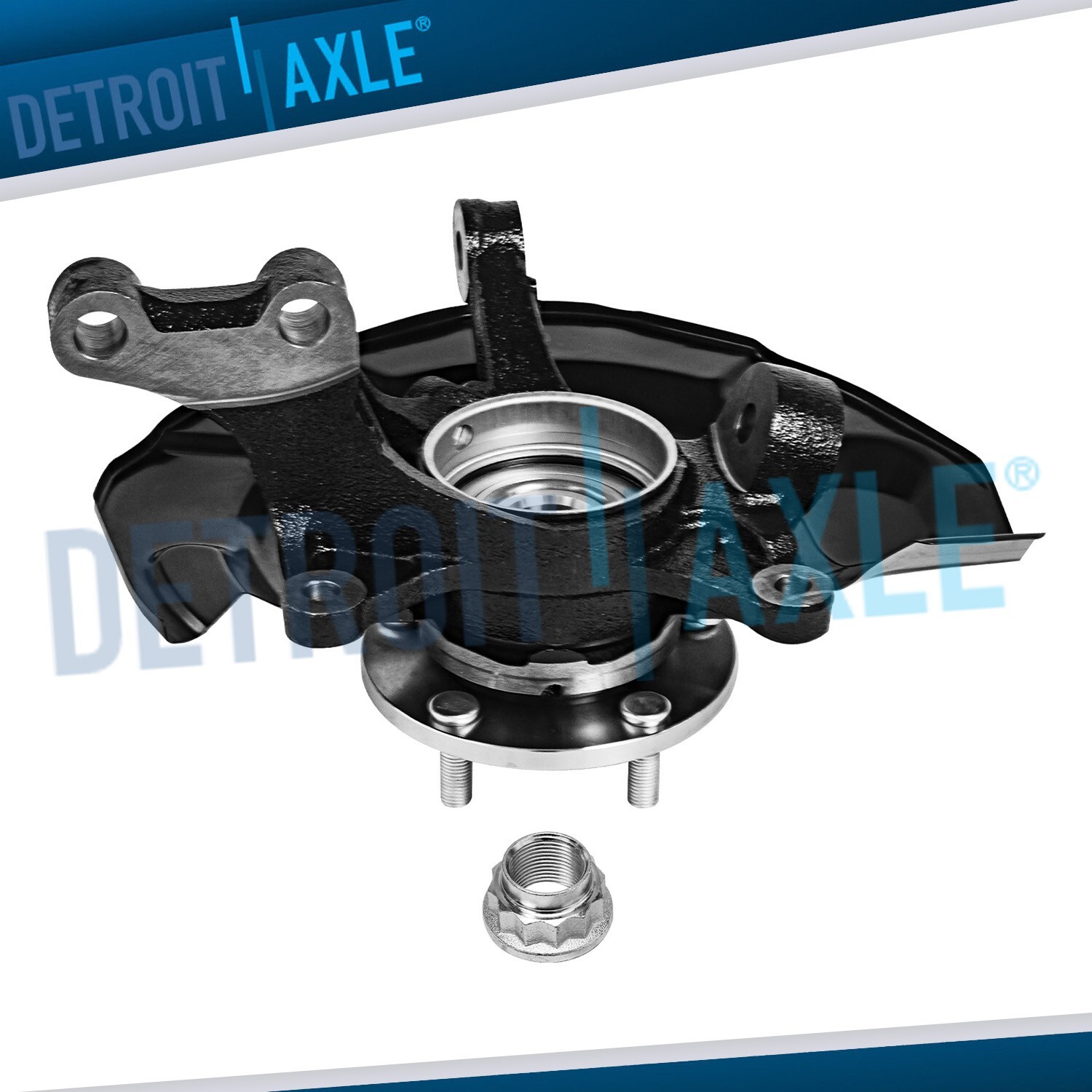 Front Right Steering Knuckle & Wheel Hub Bearing for 2004-2007 Toyota Highlander