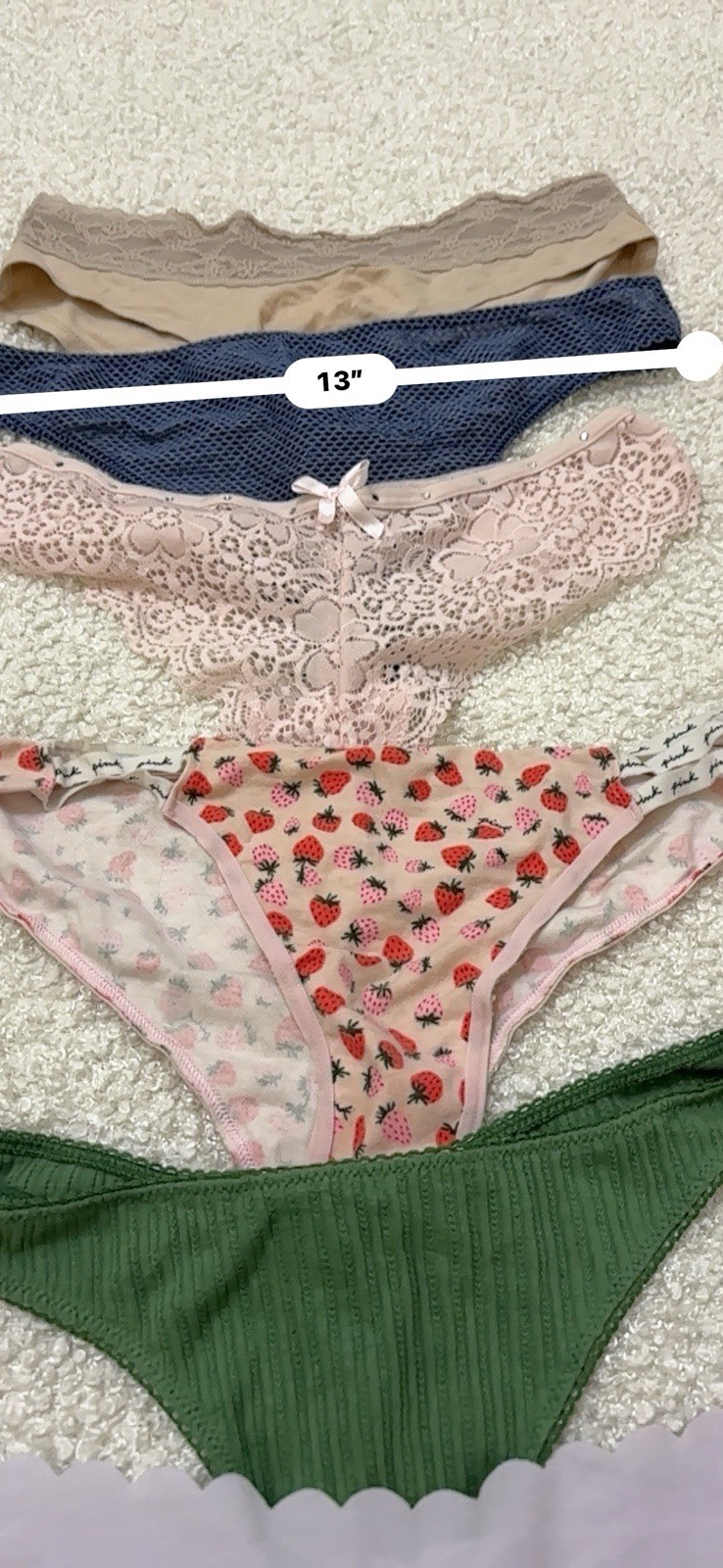 Vintage Mix Lote /6 Pantis#835