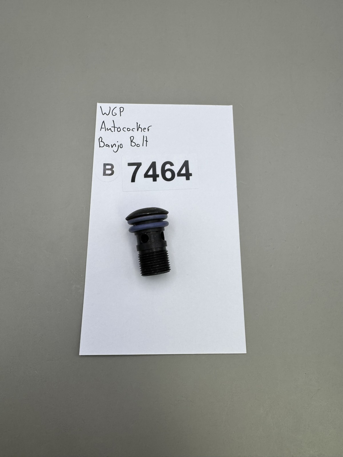 WGP Autococker Banjo Bolt Black