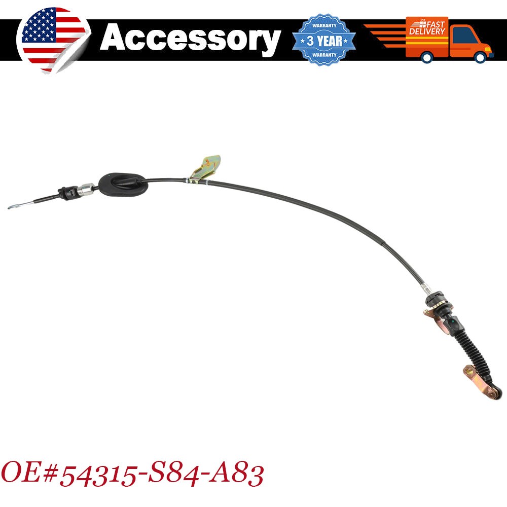 1PC Transmission Shifter Cable Front For Honda Accord 2.3L l4 3.0L V6 1998-2001