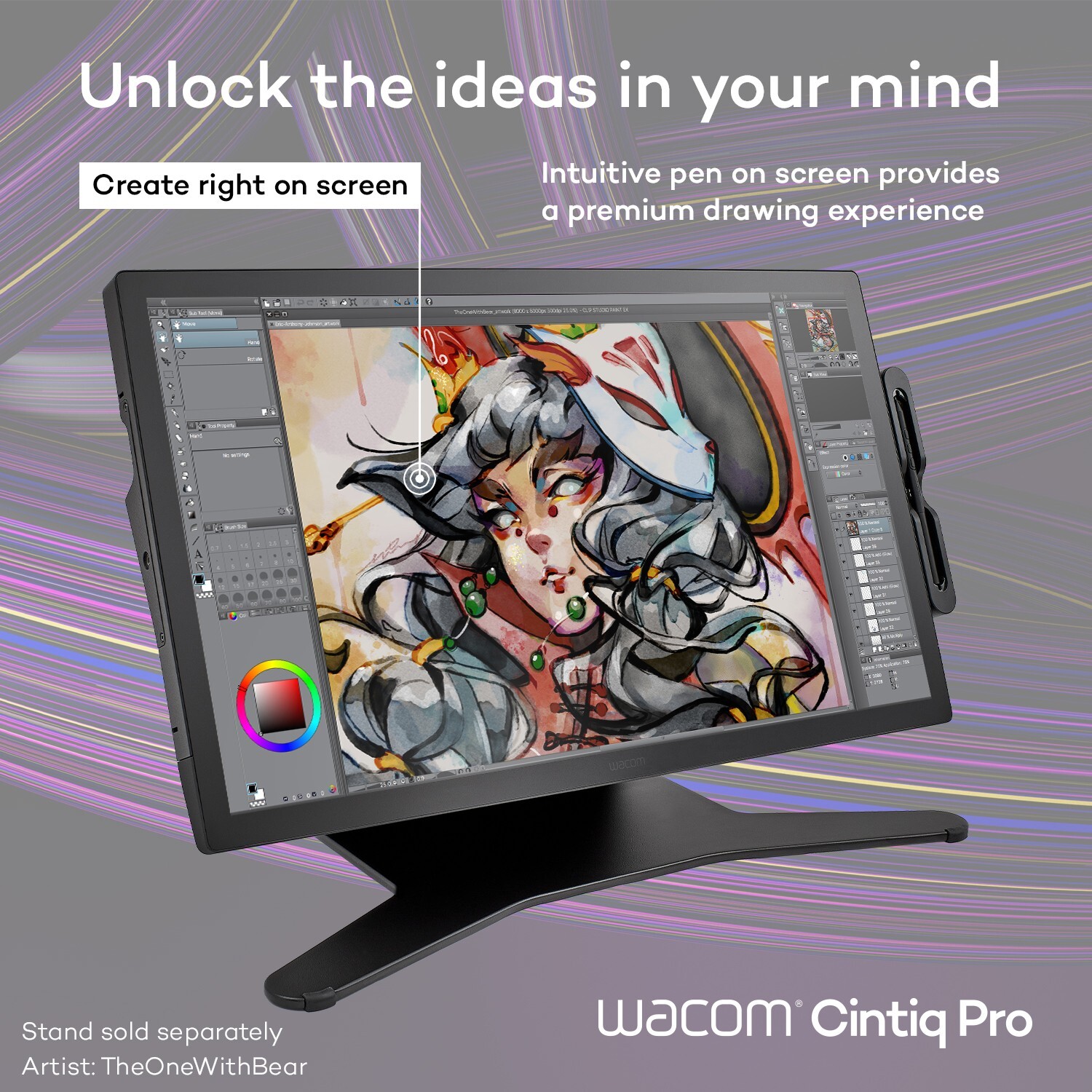 Wacom Cintiq Pro 27 Creative Pen Display, New